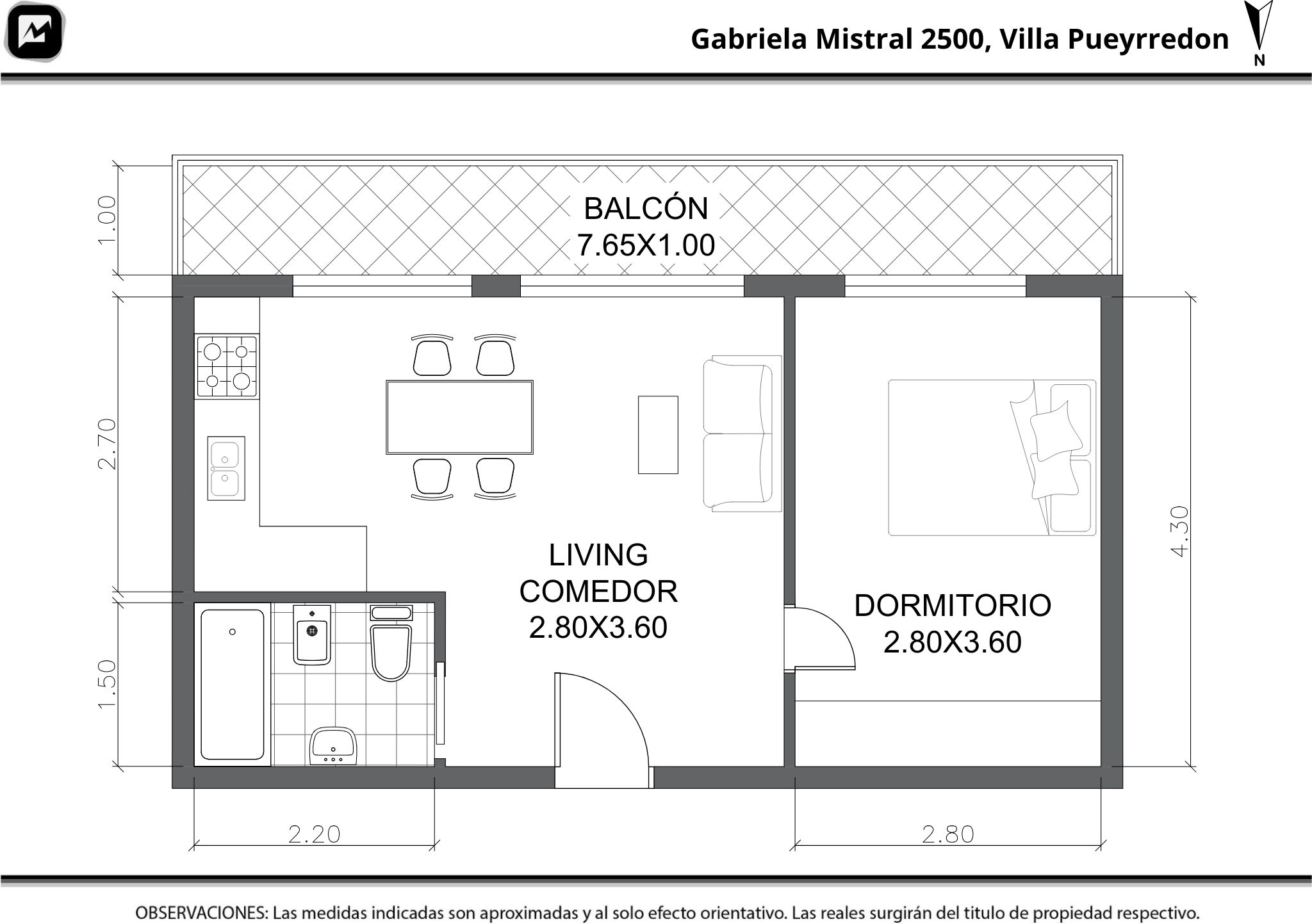 Gabriela Mistral 2515 5A, Villa Pueyrredón